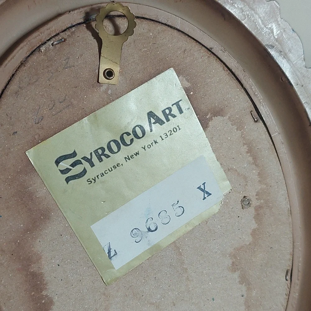 Vintage Syroco Art Mirror